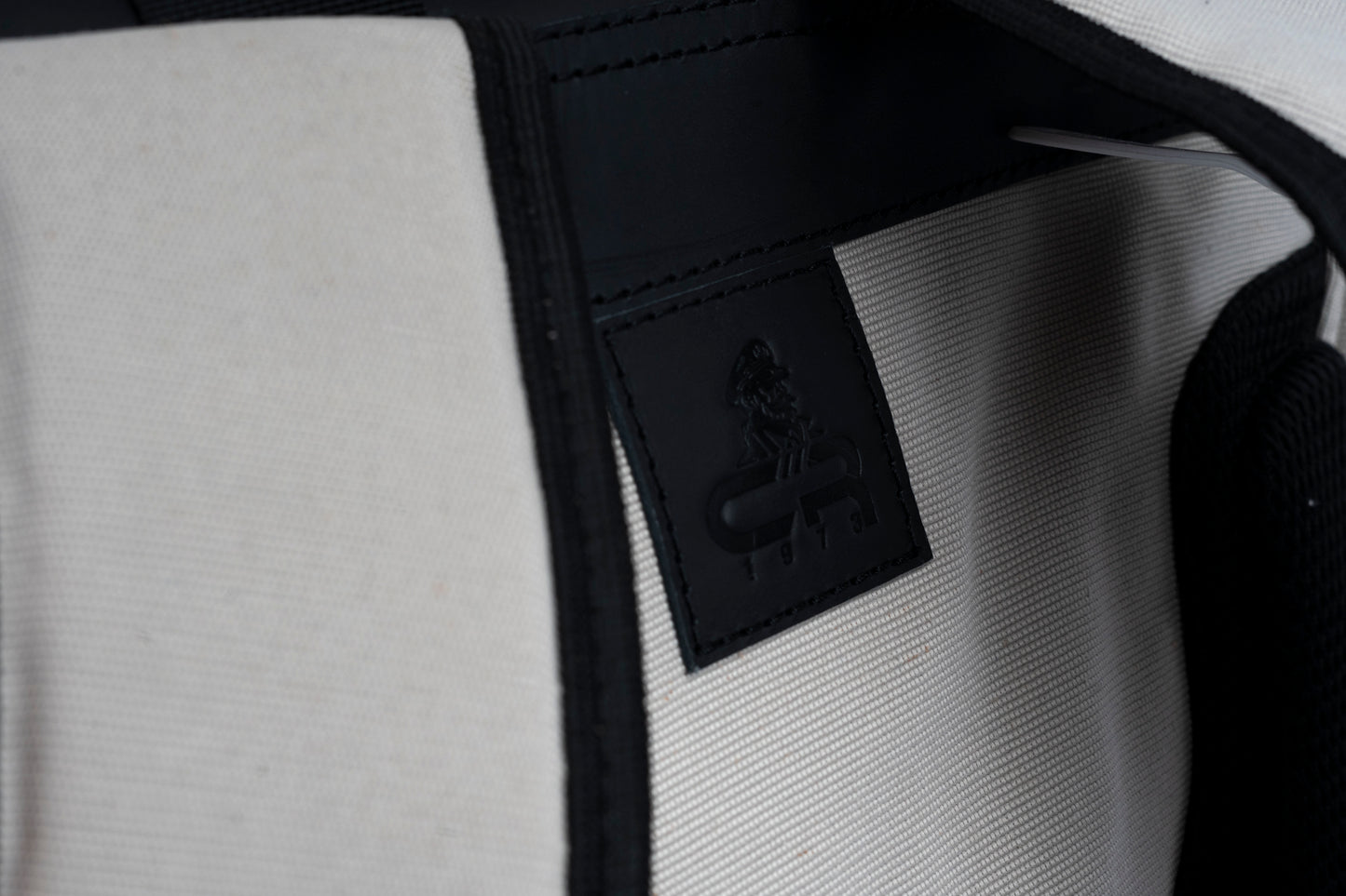 Daily Vintage Backpack ''100% Cotton canvas & Cow leather'' – Biege
