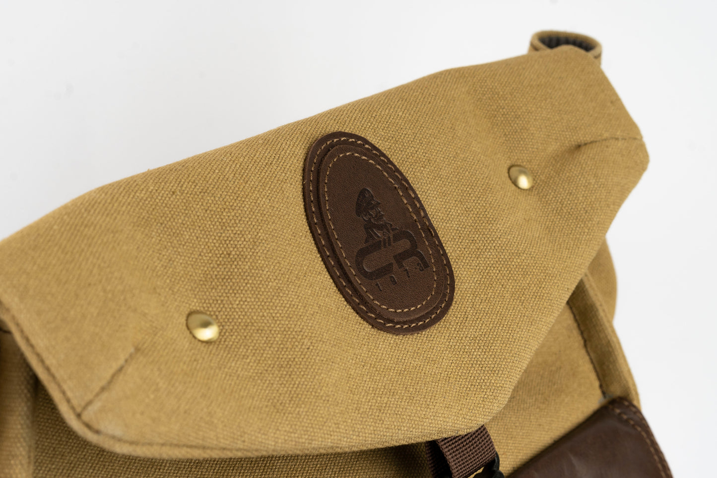 Captain Rabeh Waxed Canvas Travel Backpack - Tan